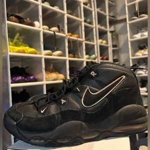 Nike Air Max Uptempo Pippen 2014 Black Bronze Basketball Shoes